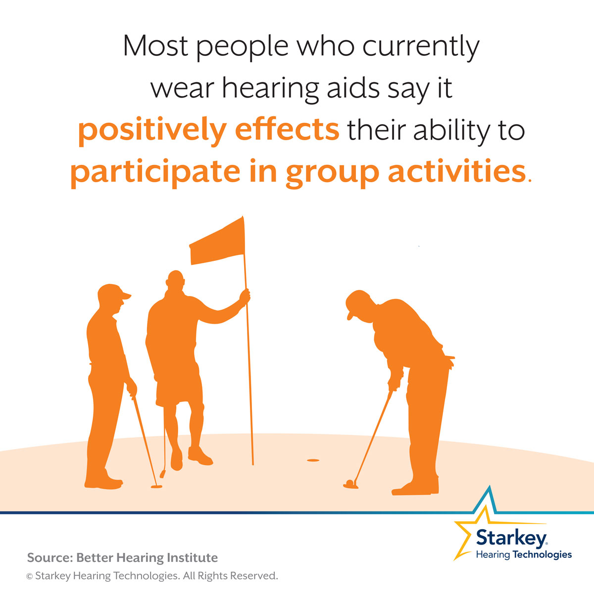One of the biggest benefits to treating hearing loss is increased confidence when participating in group activities. 