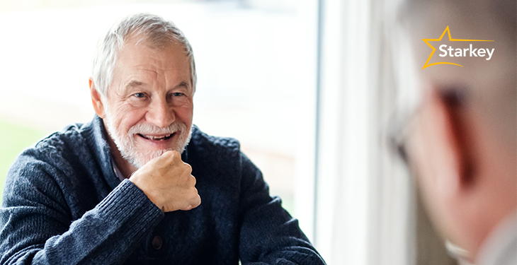 Image of older man smiling