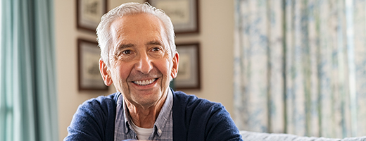 Image of smiling elderly man