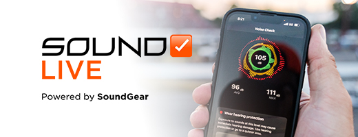 Image of the SoundCheck Live app