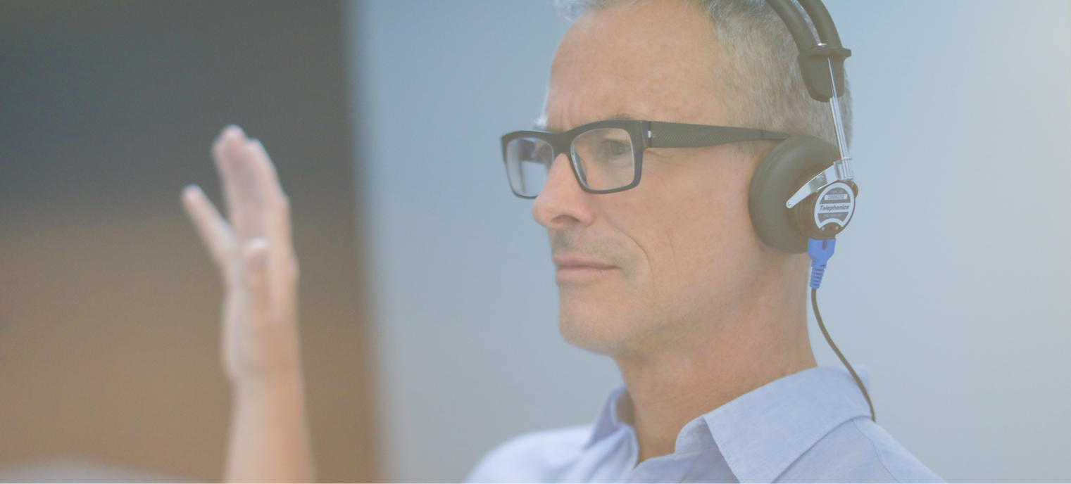 When having your hearing tested, you may be asked to raise your hand or press a button when hearing certain sounds. 